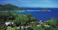 Chateau de Feuilles View From Praslin